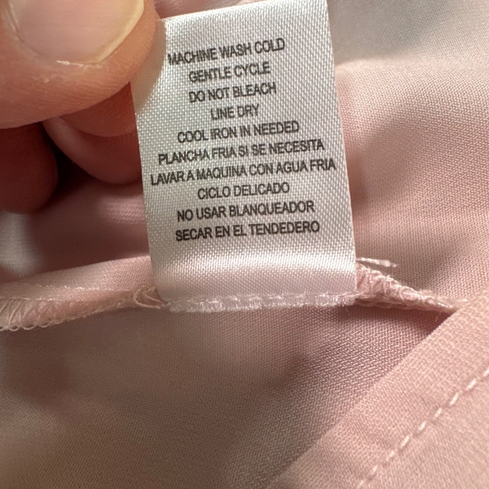 Bebop Womens‎ Pink Off Shoulder Smocked Waist Dress Romantic Cottagecore M - Picture 8 of 9